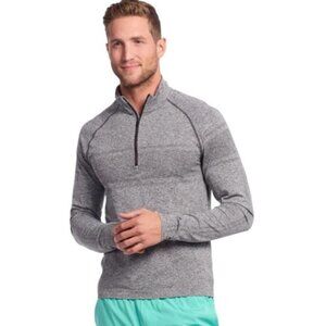 RHONE Celliant Performance Long Sleeve Seamless 1/4 Zip Pullover Shirt size L
